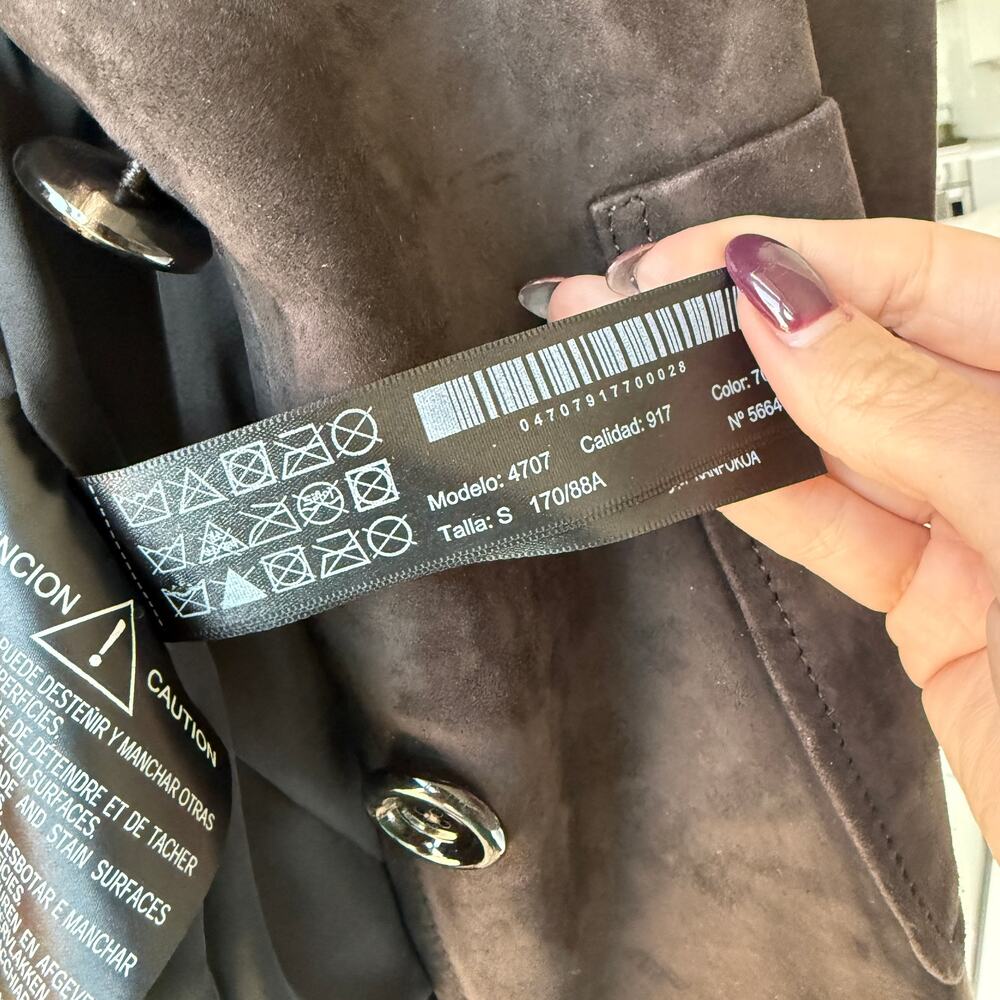 Massimo Dutti Suede Leather Jacket - Picture 6 of 7